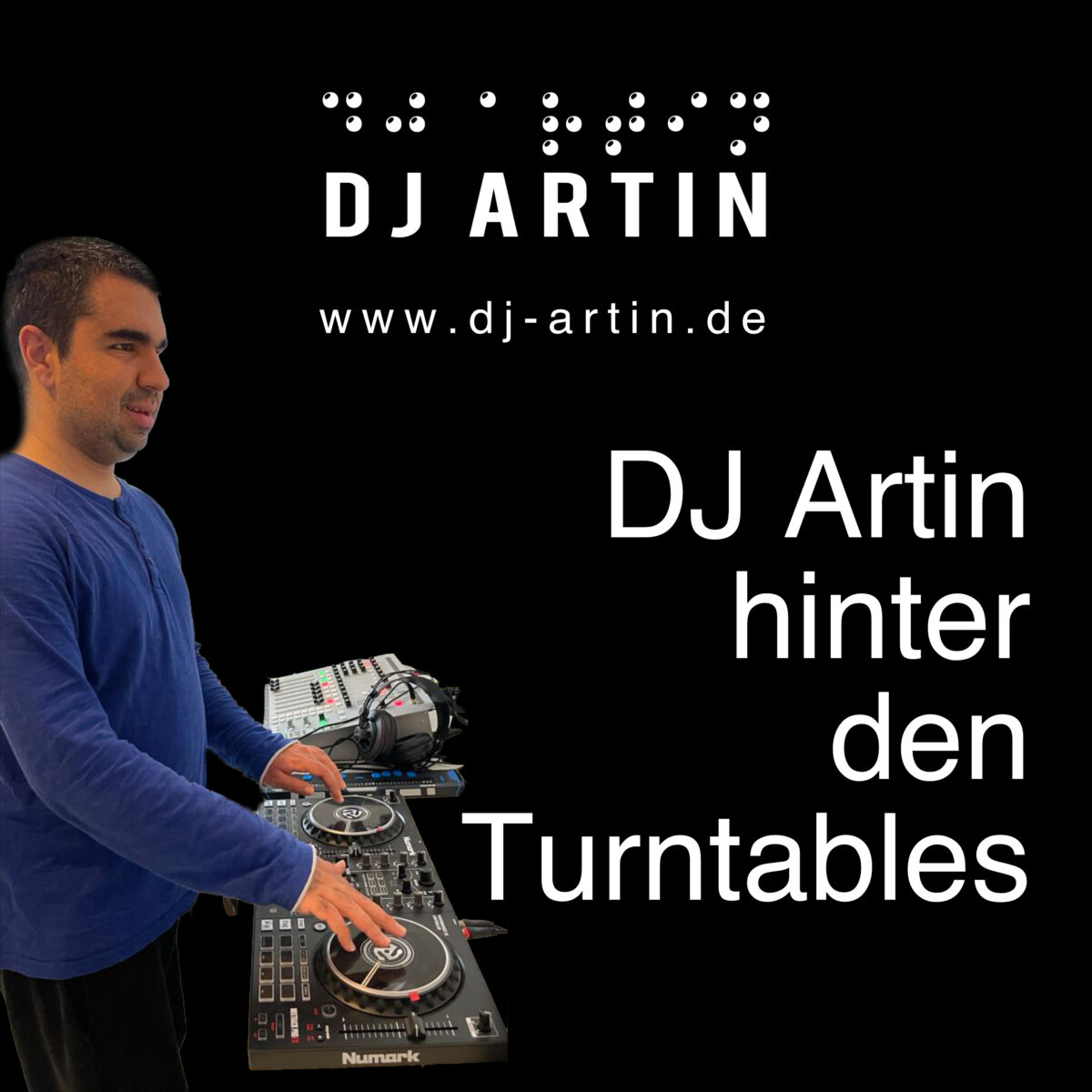 DJ Artin hinter den Turntables